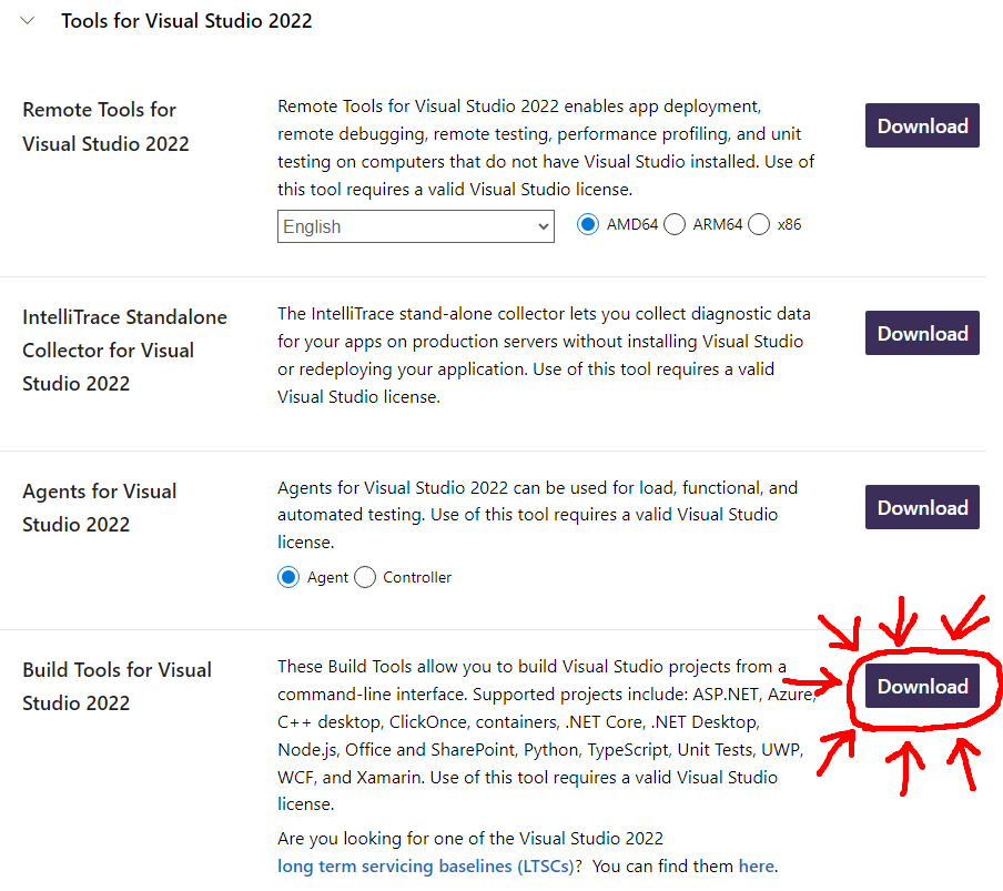 Tools for Visual Studio 2022