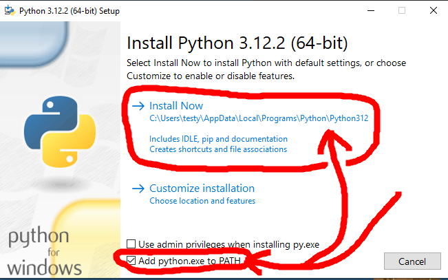 Python Setup